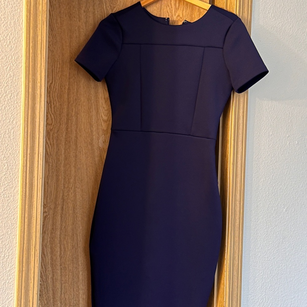 Elegant Navy Blue Dress